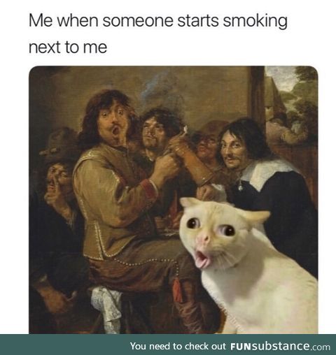 I hate cigarette smoke