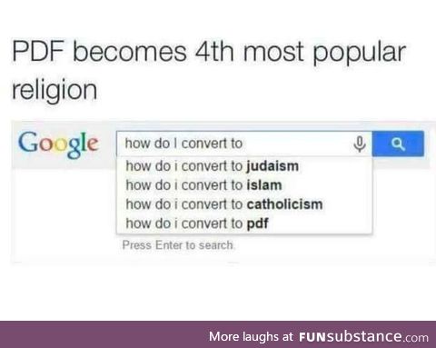 The church of PDF
