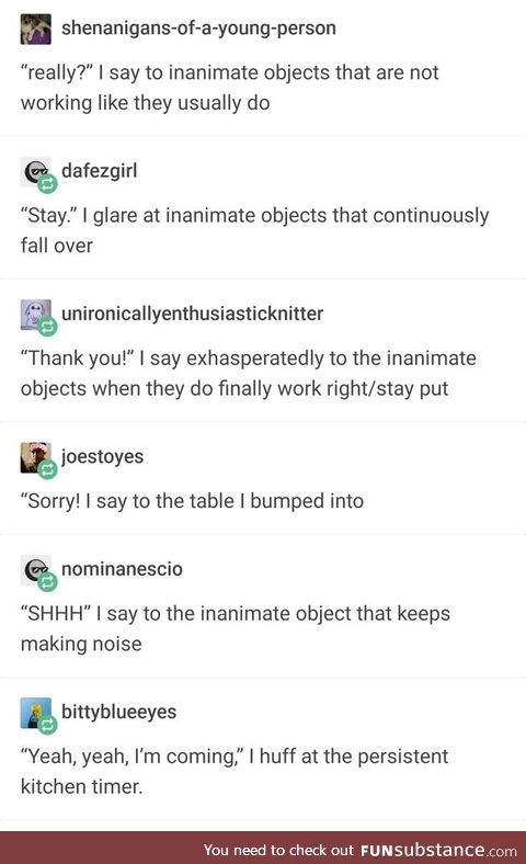 I've said "thank you" to an automatic door