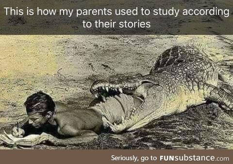 “When I was your age .. “