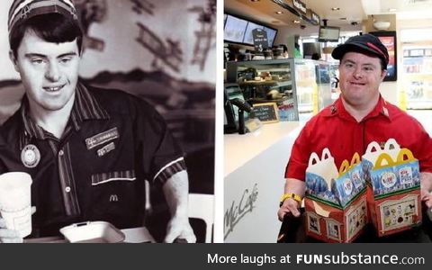Sydney legend retires after 32 years service at McDonald's
