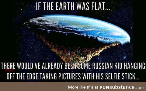 Why many Americans believe in the Flat earth theory but NOT Russians?