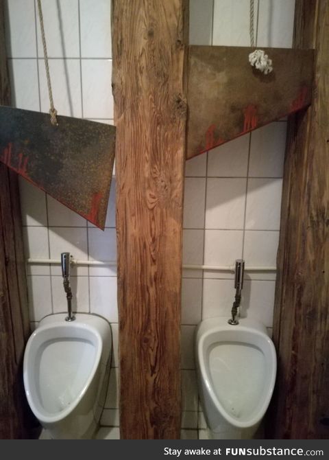 This German restaurant has an funny toilet