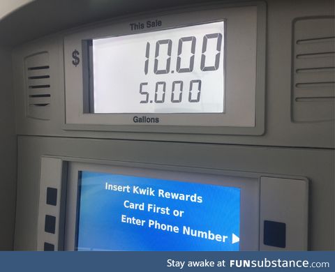 After almost 10 years of driving, this finally happened!