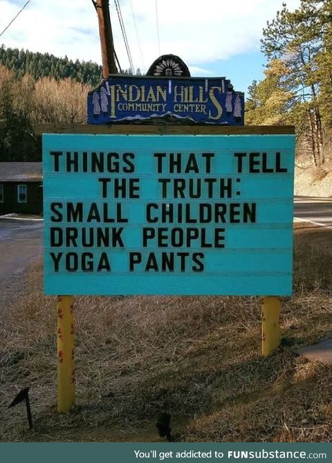 Yoga pants tell no lies