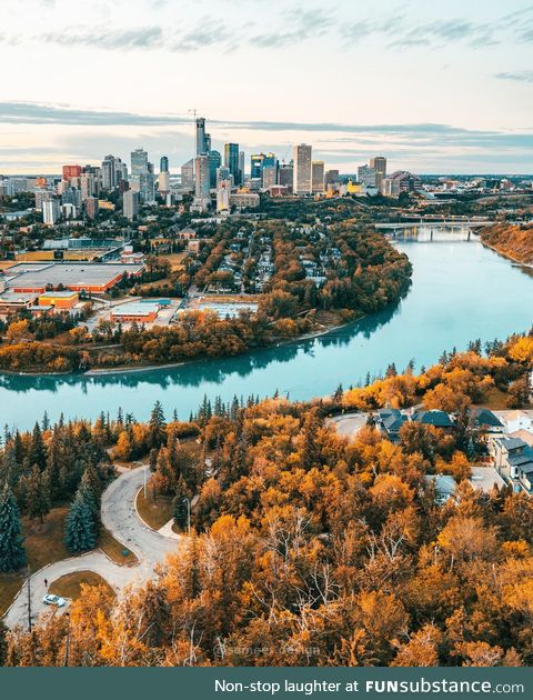 Edmonton, Alberta in the fall