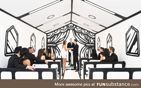 An actual photo of a wedding chapel in Las Vegas