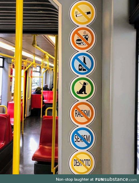 New signs in the viennese metro