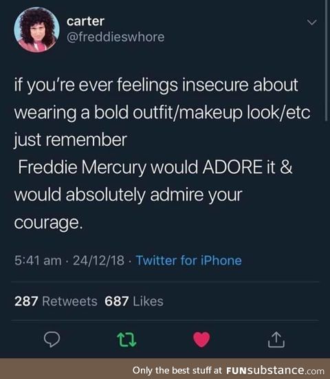 Own it, darling