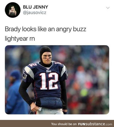 Brady Lightyear. To the superbowl - and beyond!