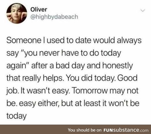 Tomorrow is a new day
