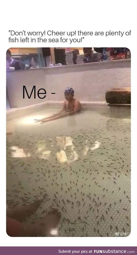 Don't worry there's plenty of fish in the sea