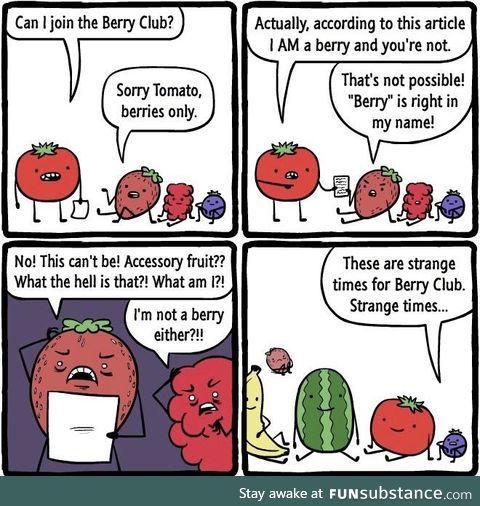 Strange times indeed