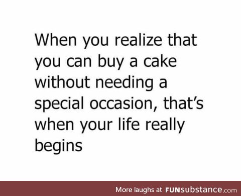 Who doesn't like cake?
