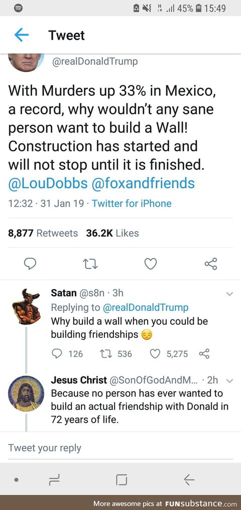 Satan and Jesus role swapping