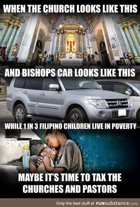 When priests are ridiculously wealthier than politicians in the Philippines