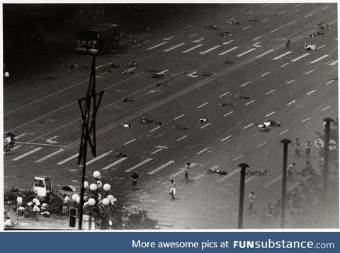 Aftermath of The Tiananmen Square Massacre- they will not censor us
