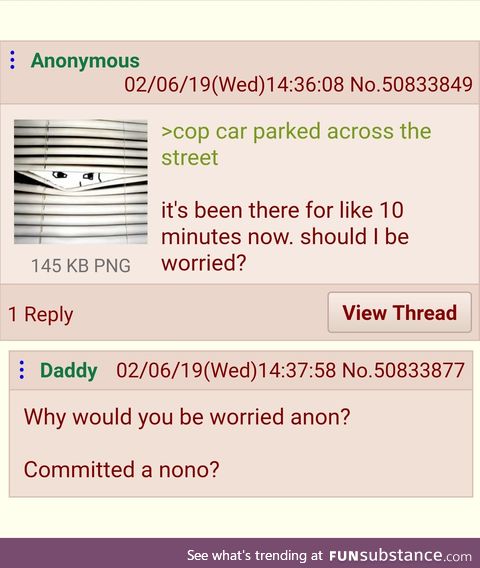 Anon commits a no no