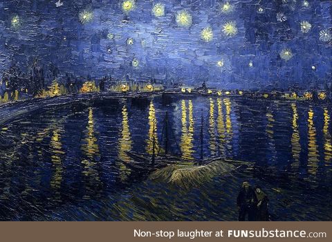 Van Gogh's lesser known Starry Night Over the Rhone