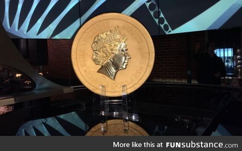 Largest useable currency in the world. 1 million dollar coin
