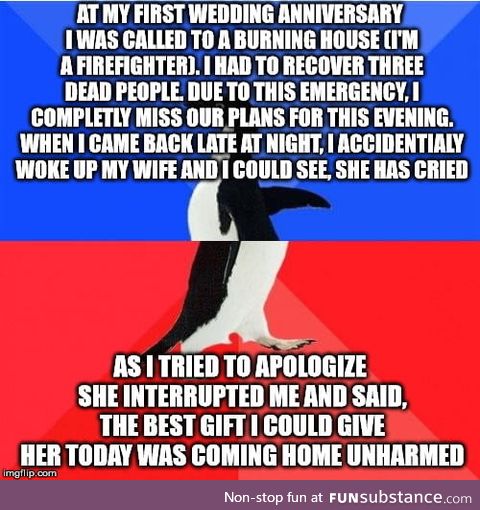 I know, why I married her