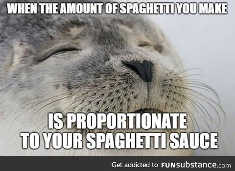 I usually have a ton of one or the other left over