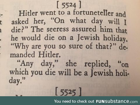 Hitler joke from a 1940s joke book