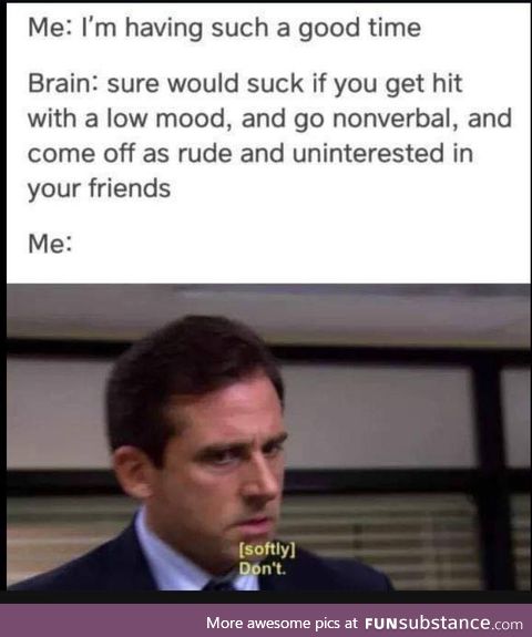 Dammit, brain