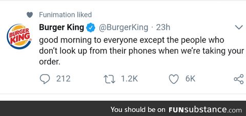 Burger King is feeling feisty this morning