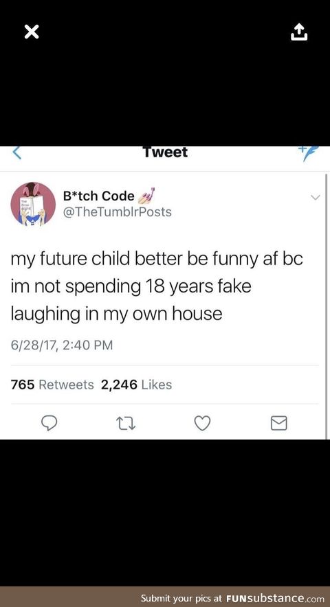 My future kids better recognize