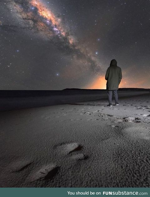 Milky Way from Marion Bay, South Australia
