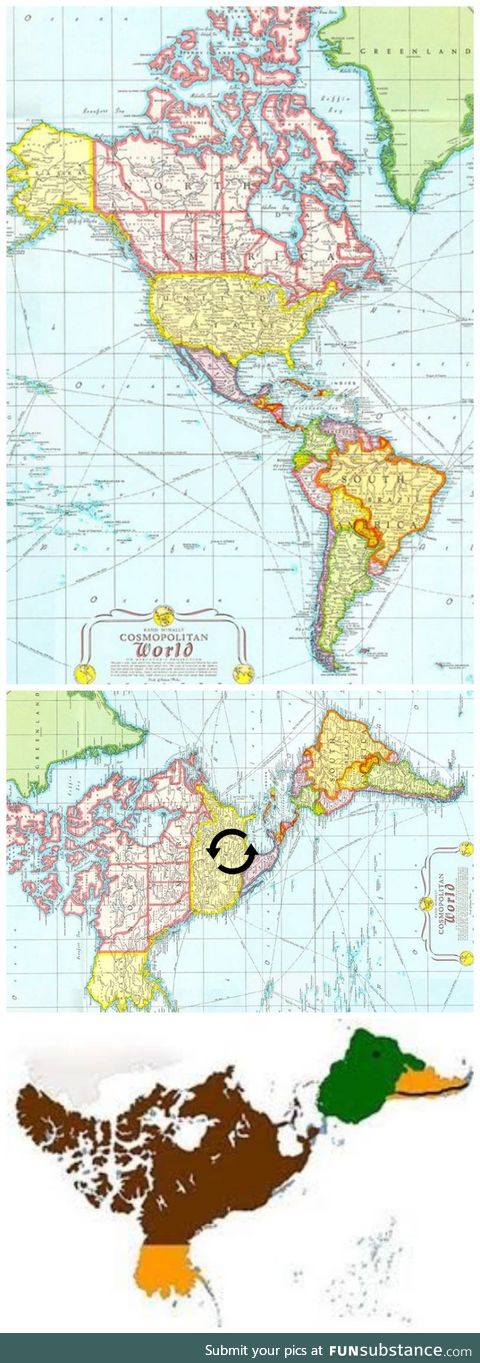 Just another ducking map of the Americas