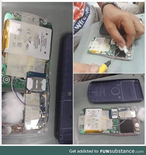 Modified calculator (with internet) caught and confiscated during a Civil Engineering