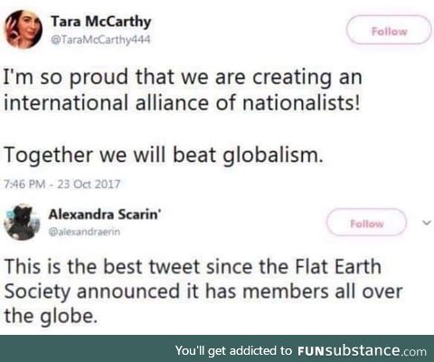 Together we will beat globalism