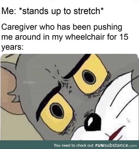 I'll give you a reason to be in a wheelchair