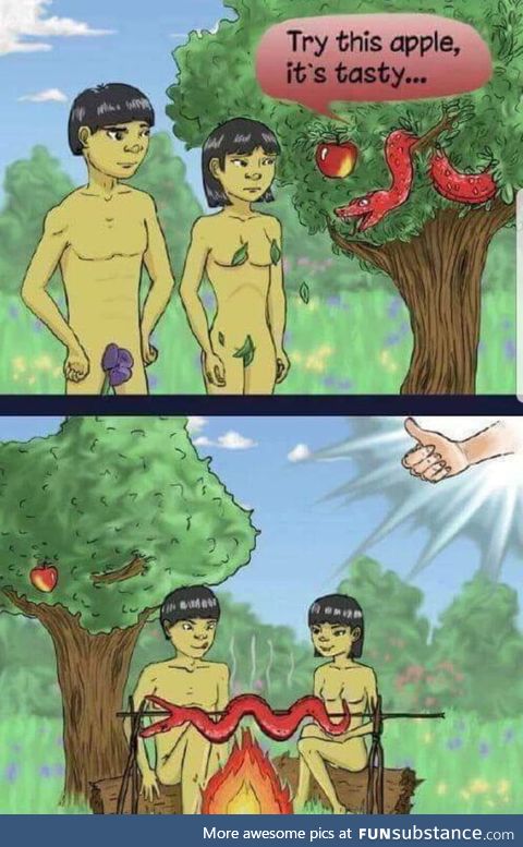 If adam and eve was asian.