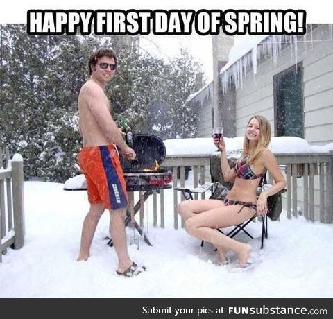 Expecting 15 cm of snow tomorrow :)
