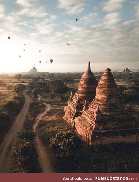 Drone shot- Myanmar