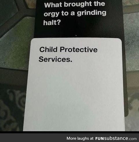I love Cards Against Humanity.