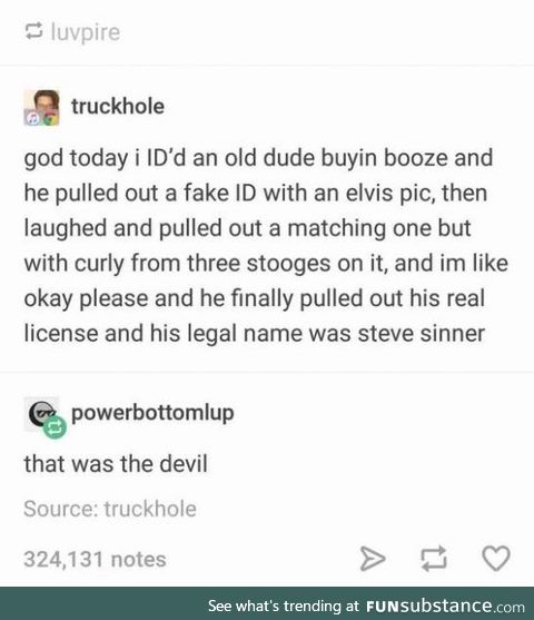 Satan Sbeve Sinner