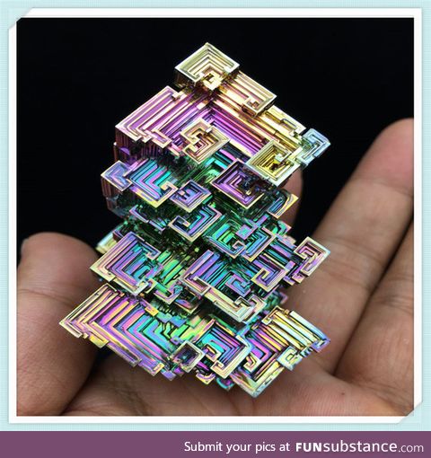 These bismuth crystals tho