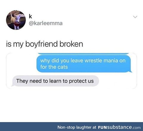 Broken? No. He's a man with a plan
