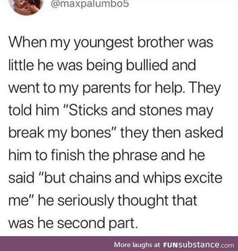 But words can’t break my heart