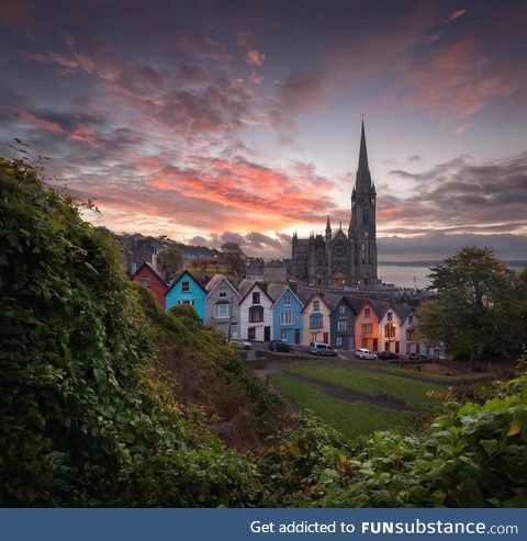 A photograph of an Irish sunset by Alex Yurko