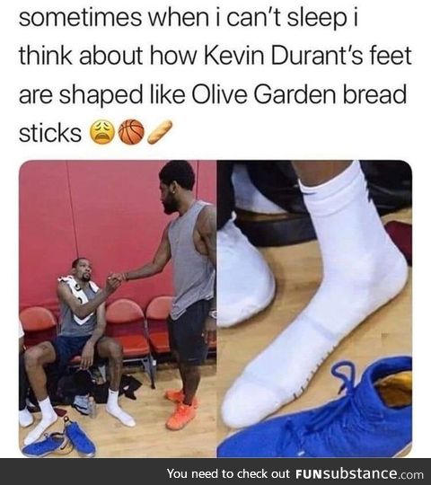 Them be clown shoes feet