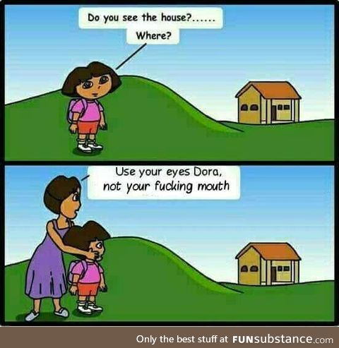 Dora has severe depression. This is not a joke