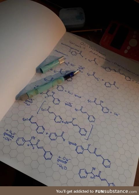 Hexagonal Graph paper for organic chemistry
