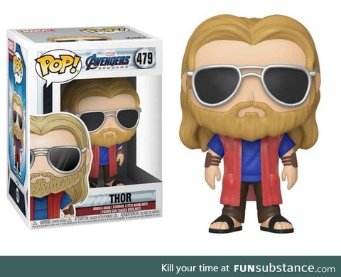 The new "casual Thor" POP looks like "badass Jesus"