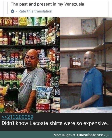 Lacoste is expensive