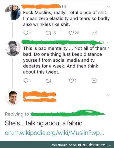 Ohh poor muslins
